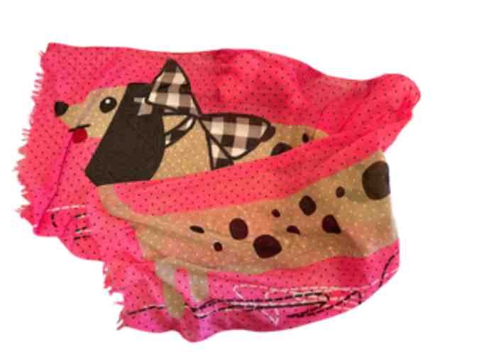 LONG Dachshund Scarf - Lightweight - Approx 70' x 20' - 100% Polyester?