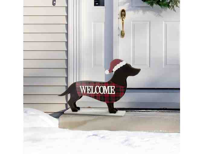 Double Sided Dachshund Welcome Sign - Indoor or Outdoor!