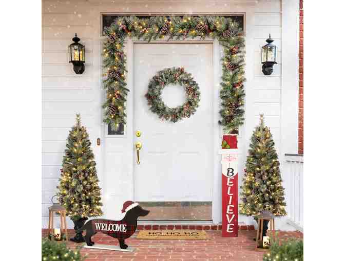 Double Sided Dachshund Welcome Sign - Indoor or Outdoor!