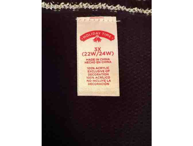 Dachshund Through the Snow Sweater - 100% Acrylic - Size 3X