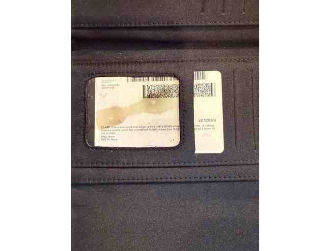 Quilted Fabric Dachshund Wallet - either very gently used or NWT - See Description