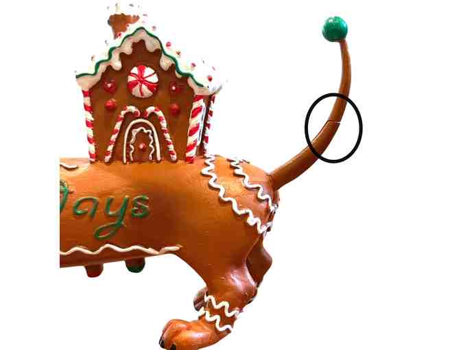 Hot Diggity Dog Dachshund 'Gingerbread' #16574 - BROKEN TAIL