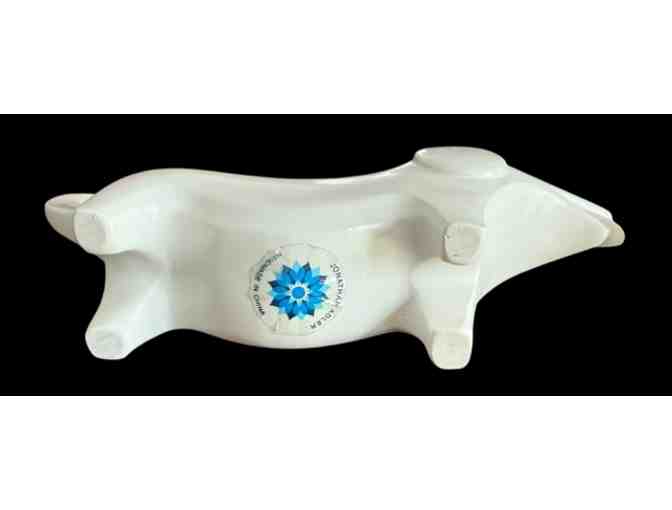 Jonathan Adler Stoneware Dachshund Figurine