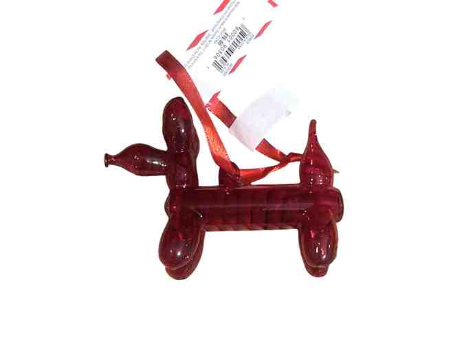 Glass Dachshund Christmas Ornament - from Belk