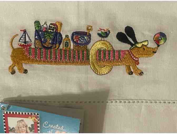 Kitchen Towel - by Carol Eldridge Designs! Beautiful embroidery!