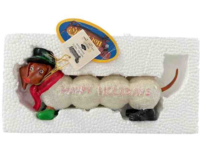 Hot Diggity Dog Dachshund 'Snow Doxie' #16575 - with box and both tags! - READ Description