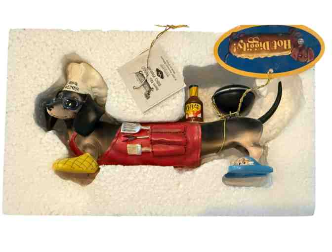 Hot Diggity Dog Dachshund 'BBQ Weiner' #16550 - with box and both tags!