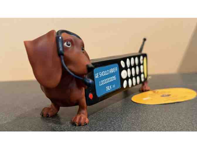 Hot Diggity Dog Dachshund 'Long Distance Call' #16553 - with box but only oblong tag