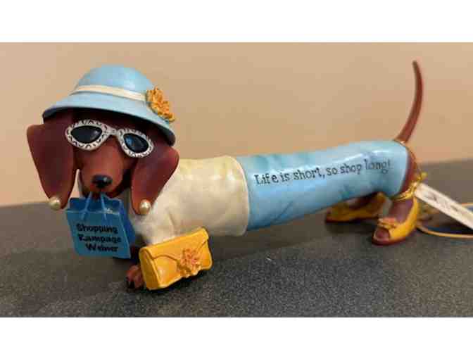 Hot Diggity Dog Dachshund 'Shop Weiner' #16518 - with box and both tags!