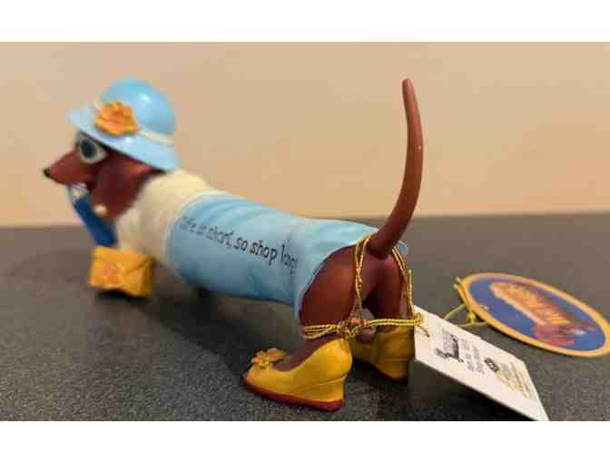 Hot Diggity Dog Dachshund 'Shop Weiner' #16518 - with box and both tags!