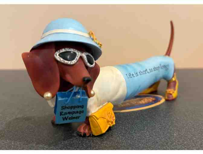 Hot Diggity Dog Dachshund 'Shop Weiner' #16518 - with box and both tags!