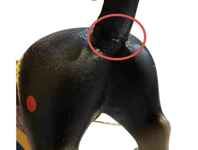 Hot Diggity Dog Dachshund 'Spicy Dog' #17947 - REPAIRED TAIL