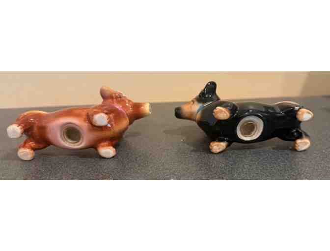 Hot Diggity Dog Dachshund 'Heart to Heart' Salt & Pepper #16562 - with box