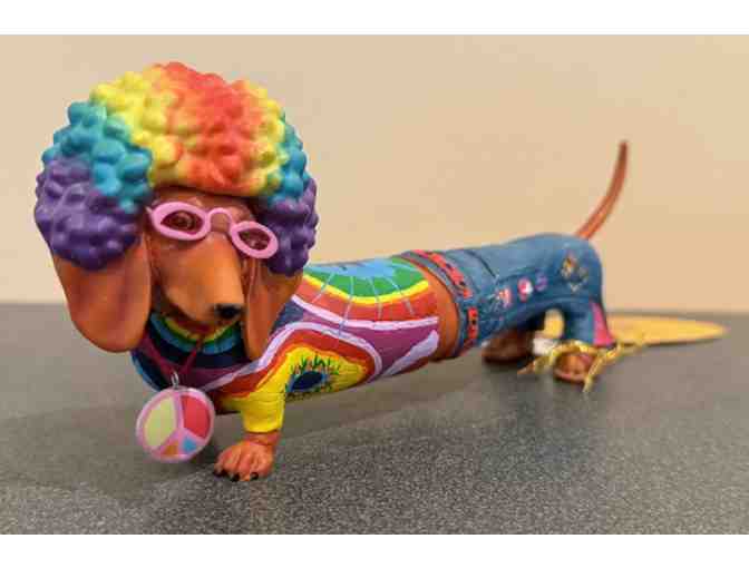 Hot Diggity Dog Dachshund 'Hippie Weiner' #16531 - with box and both tags!