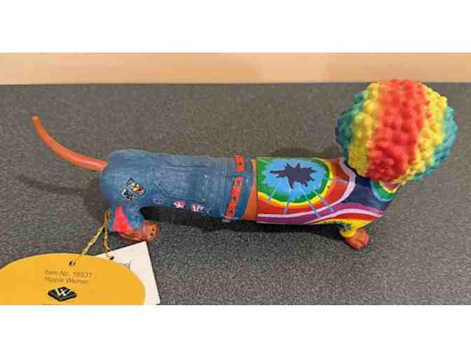 Hot Diggity Dog Dachshund 'Hippie Weiner' #16531 - with box and both tags!