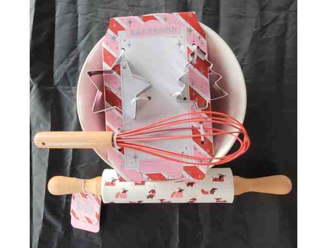 Baking Set with Dachshund Motif by Bakeshop