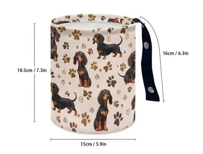Dachshund Tea Towels and Canvas Bag for use in your car