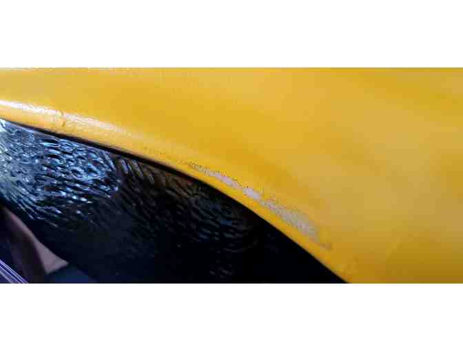 Super Hero Dachshund Halloween Blow Mold Statue 14'