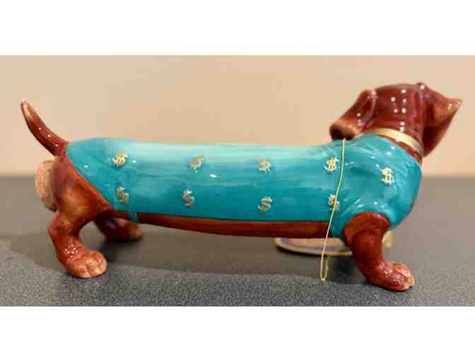 Hot Diggity Dog Dachshund 'Wazoola Weiner' -- a bank!! #16523 - with box and tag!
