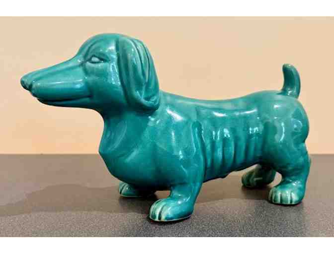 Anatomically Correct Ceramic Dachshund - Quite the conversation piece!