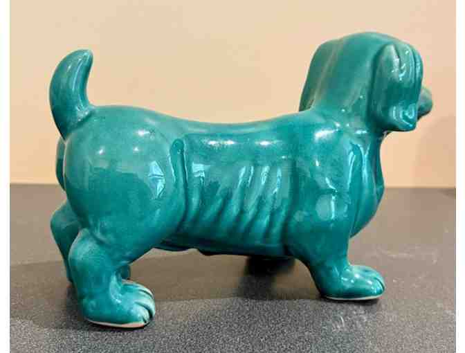 Anatomically Correct Ceramic Dachshund - Quite the conversation piece!