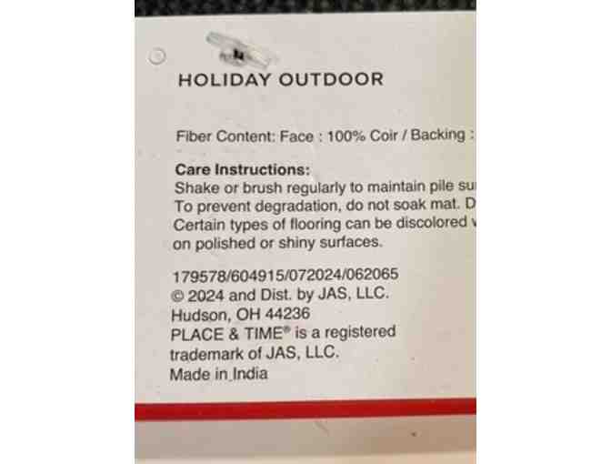 Door Mat - perfect for the holidays!