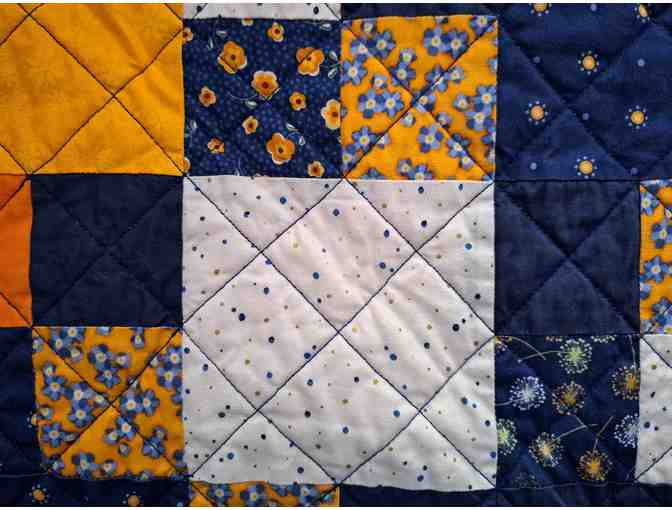 Warriors Song: Handmade Appendix Cancer Awareness Quilt