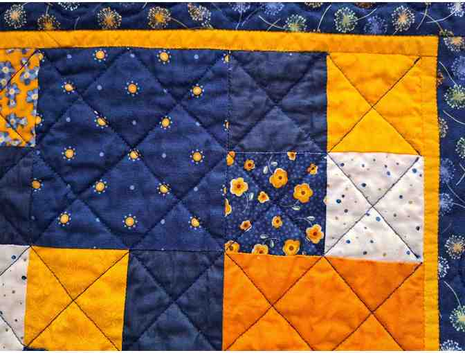 Warriors Song: Handmade Appendix Cancer Awareness Quilt