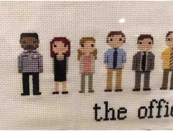 For all you 'The Office' Fans - needlework framed art