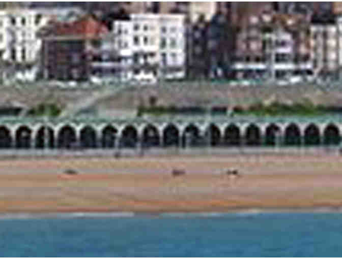 Brighton, Sussex, England Print of Watercolor by S. J. Veateo - Framed