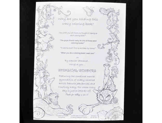 Adult Coloring Book - Whimsical Wonders - Created By Courtney Kelly