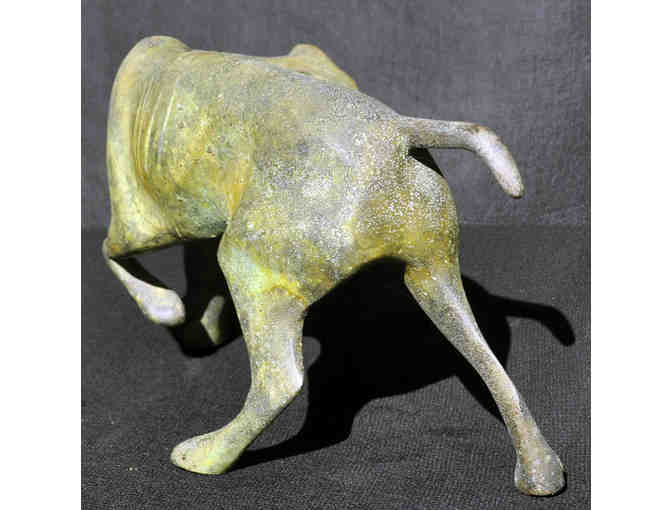 Hunting Dog Statue - Vintage Brass Figure