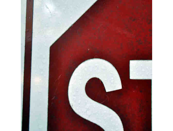 Metal Sign - STOP High Velocity Hound In Residence. Please Keep Gate Closed