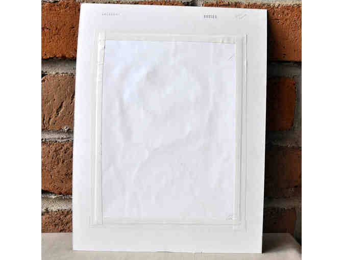 Watercolor - Purple Flowers - Matted/Unframed by Marlene Koch