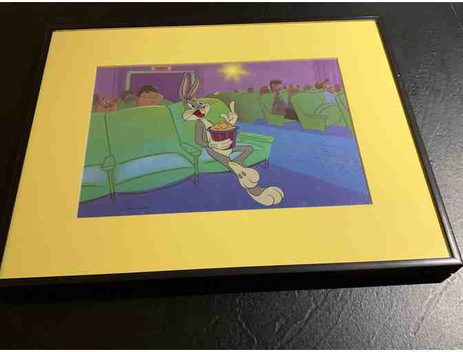 Bugs Bunny Movie Theater Framed Animation Cel