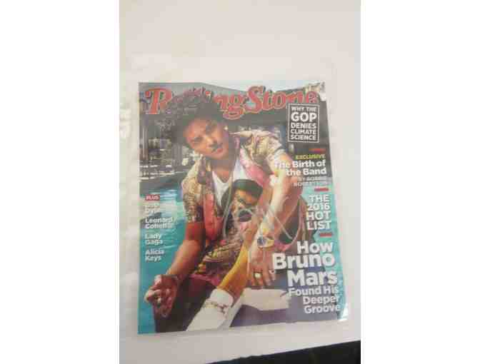 Bruno Mars Autographed Photo