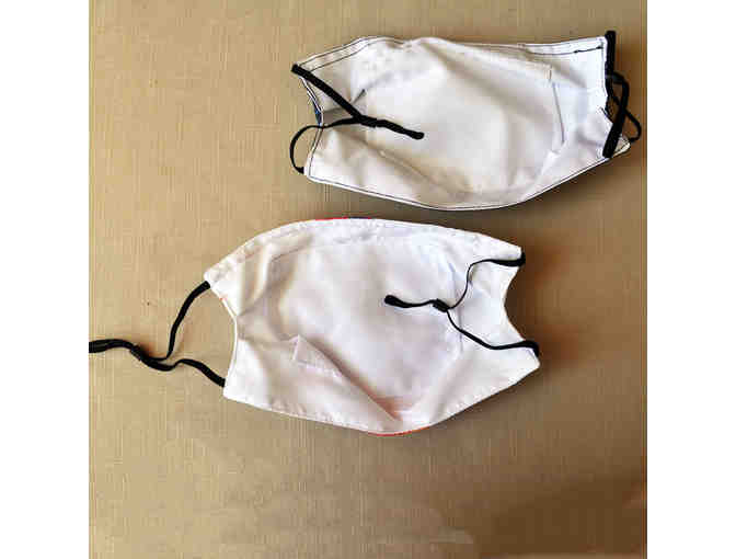 Two New Pleated, 2-Layer Masks With Ear Elastics - Pug and Chow