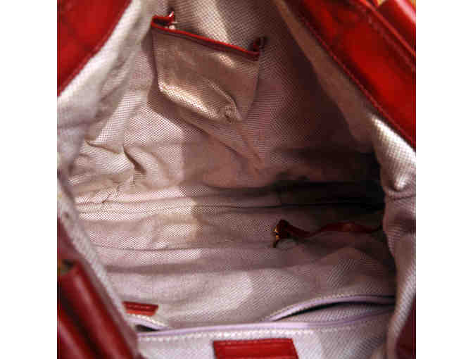 Dooney And Bourke Red Patent Leather Limited Edition HP Handbag