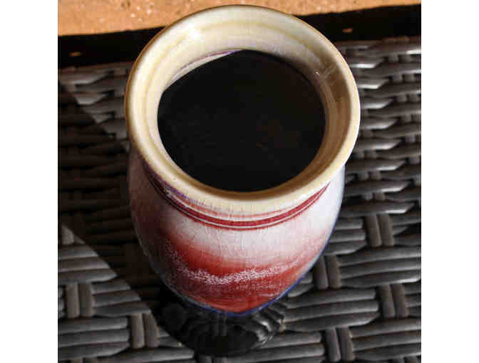 Hand Thrown Pottery Vase - Signed 'Oasis 98'