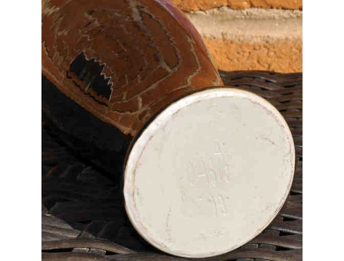 Hand Thrown Pottery Vase - Signed 'Oasis 98'