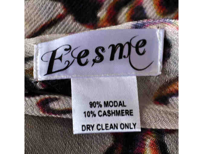 East Indian Inspired Print Scarf - 70' x 190' - Kettey's International Fashion