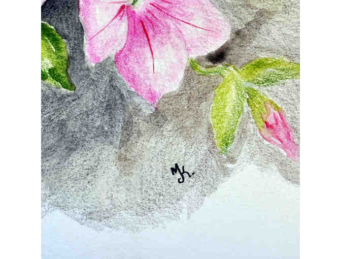 Watercolor Trio - Floral - Unmatted/Unframed by Marlene Koch