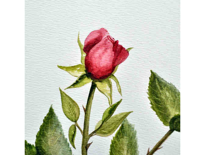 Watercolor Trio - Floral - Unmatted/Unframed by Marlene Koch