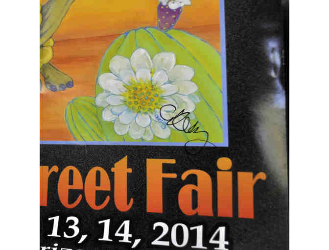 Poster - Dec 2014 Fourth Ave Street Fair - signed by Courtney Kelly, 18' x 24', unframed