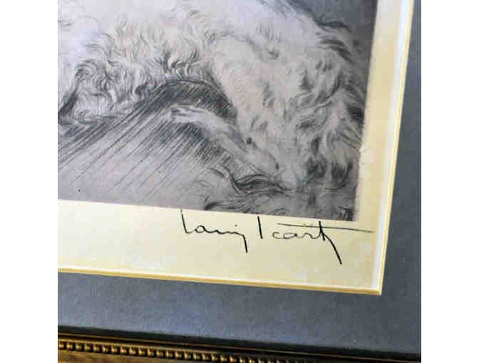 'Symphony In White' Framed Signed, Matted, Framed Vintage Art by Louis Icart - 1932