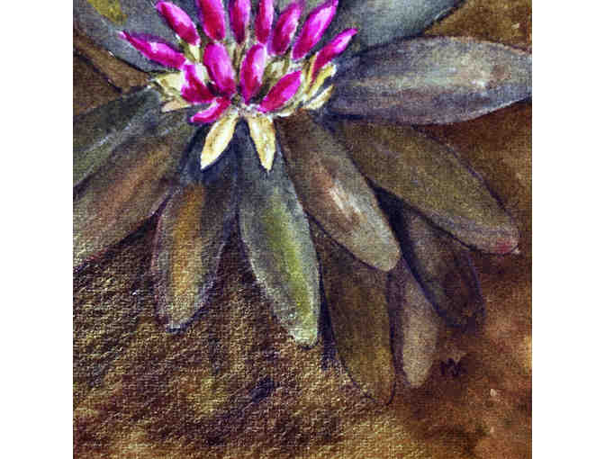 Watercolor - Pink Blossoms - Two-Sided - Unmatted/Unframed by Marlene Koch