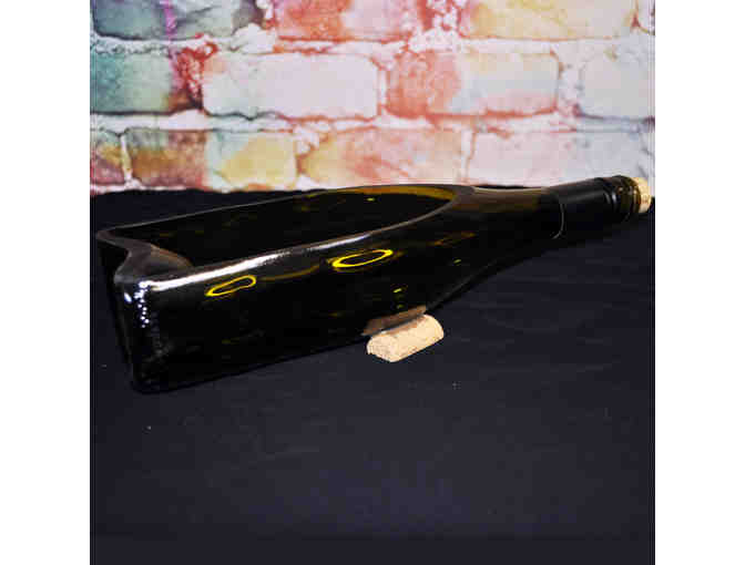 Wine Bottle Serving Tray - Serving Dish/Platter - No Label On Bottle