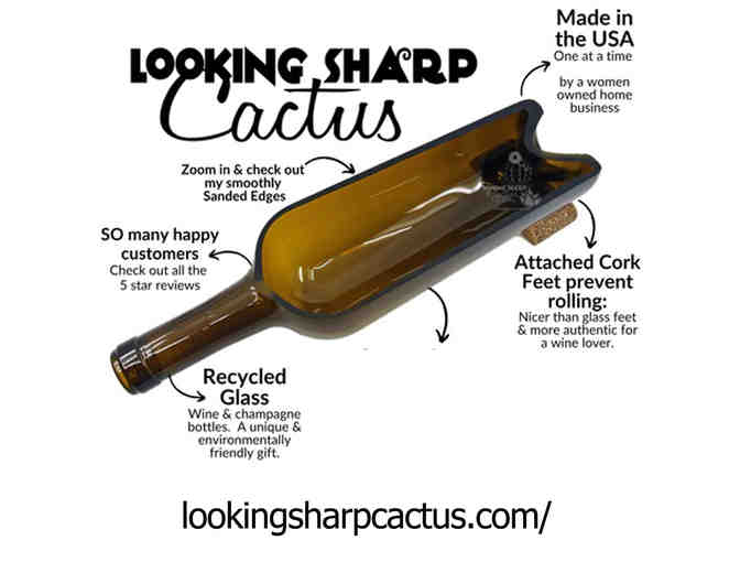 Wine Bottle Serving Tray - Serving Dish/Platter - No Label On Bottle