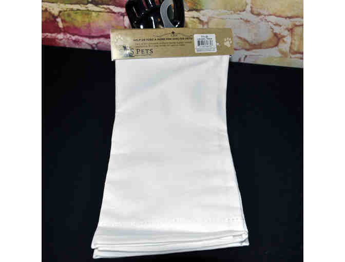 Kitchen Towel - White with Yellow Labrador - 'Every Meal You Make...'