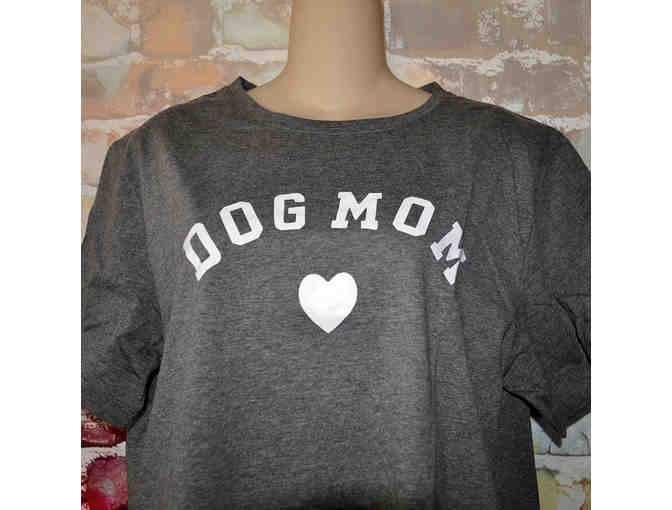Grey Dog Mom T-Shirt - Size L